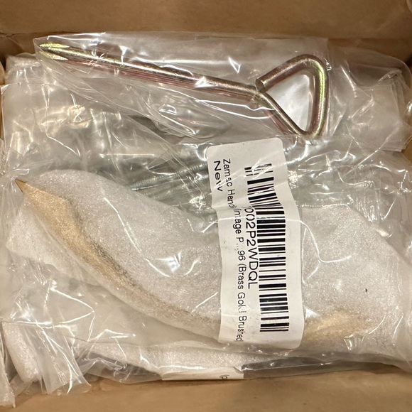 New! BE 10pk Arched Vintage Zinc Alloy Cabinet Pull Handles Brushed Gold Brass - Picture 4 of 11